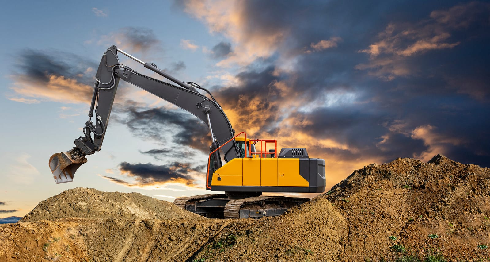Excavator on an Australian construction site — excavator finance