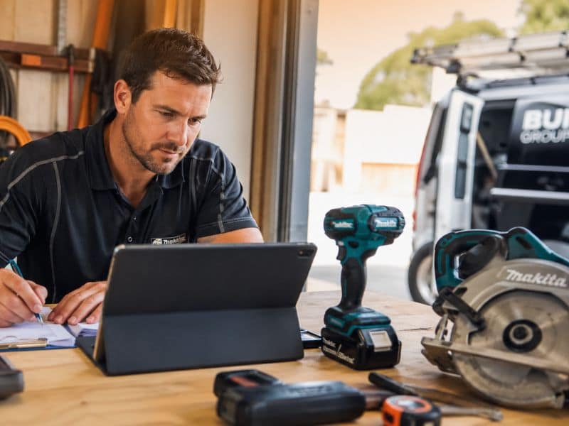 Equipment finance planning tradie tools
